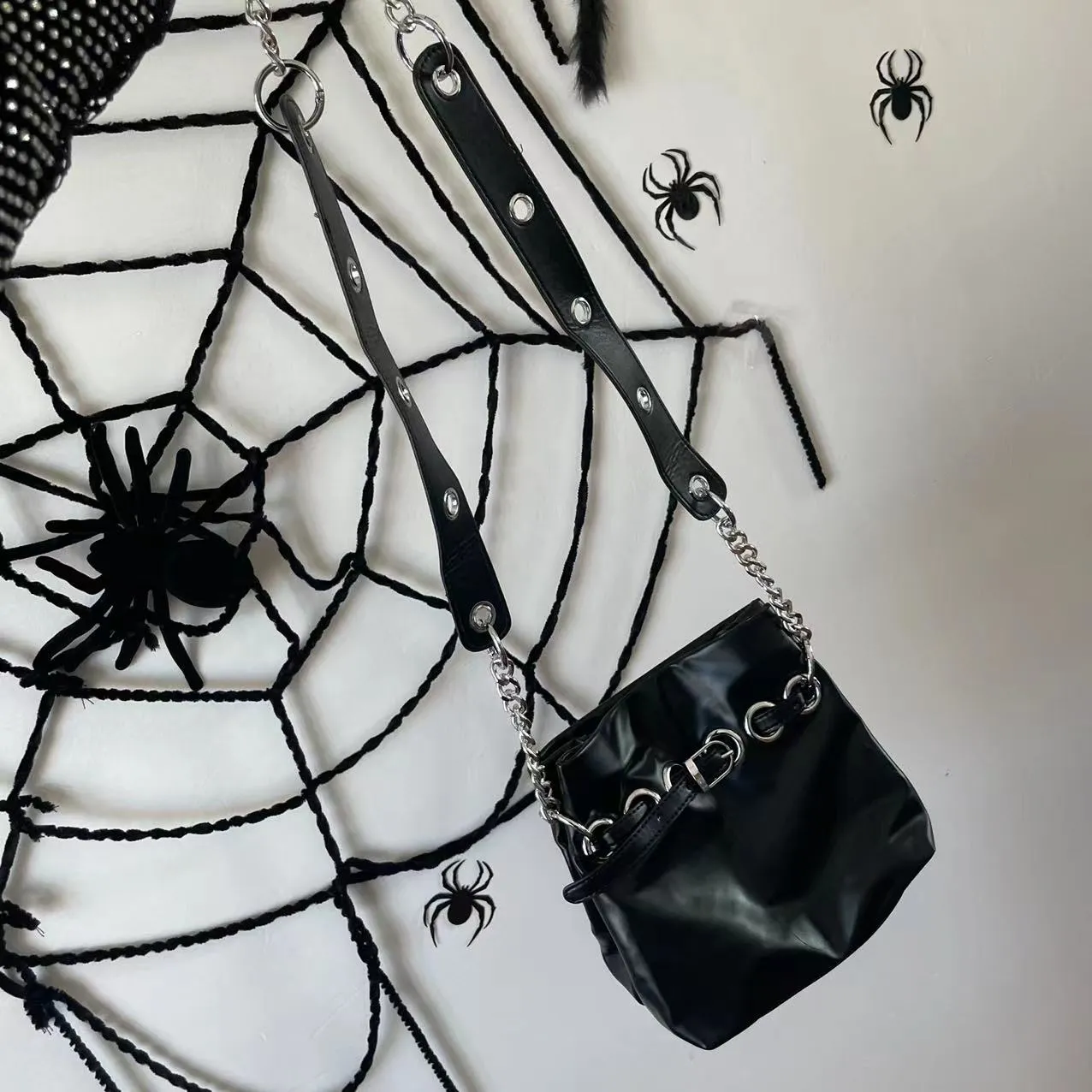 Punk bear spider bag yc25015