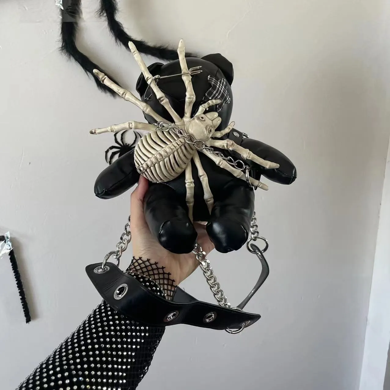 Punk bear spider bag yc25015