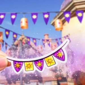 Punzie Banner Sticker