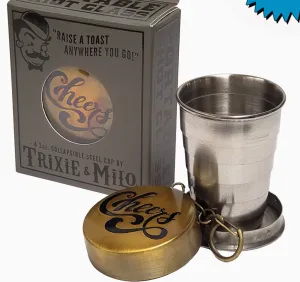 "Cheers" Collapsible Shot Glass