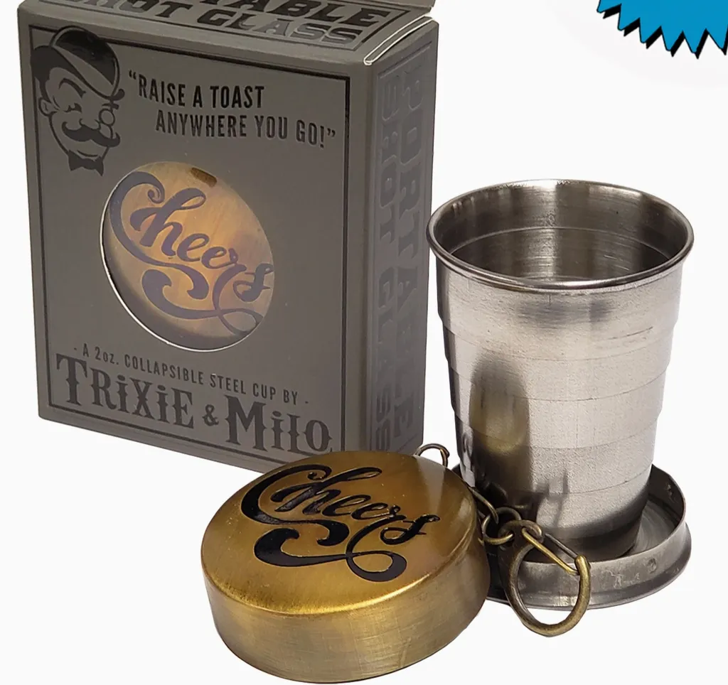 "Cheers" Collapsible Shot Glass
