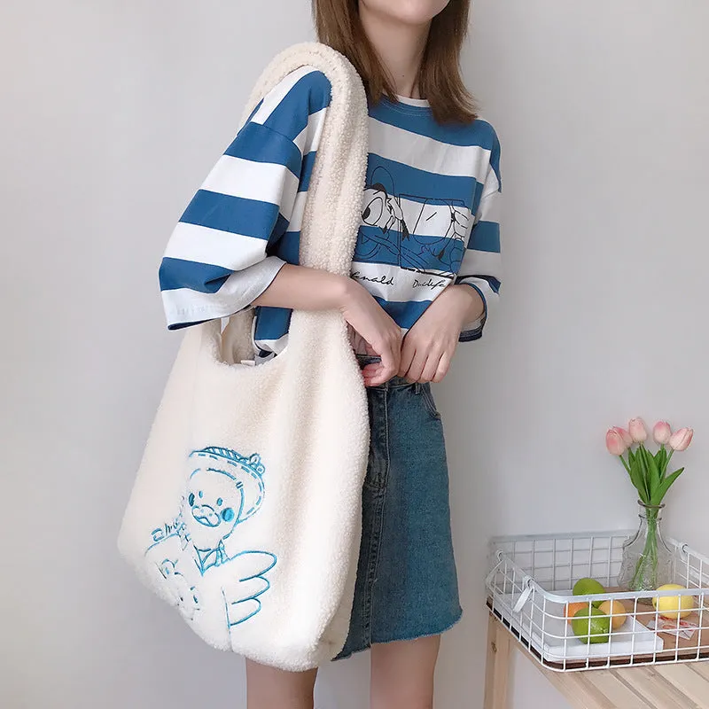 "CUTE DUCK FURRY" BAG N111605