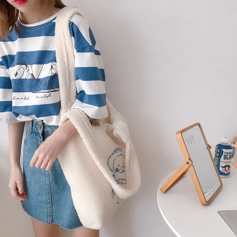 "CUTE DUCK FURRY" BAG N111605