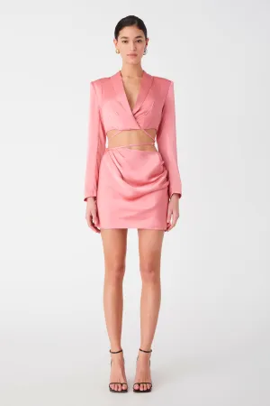 RAFFAELLA SATIN MINI DRESS