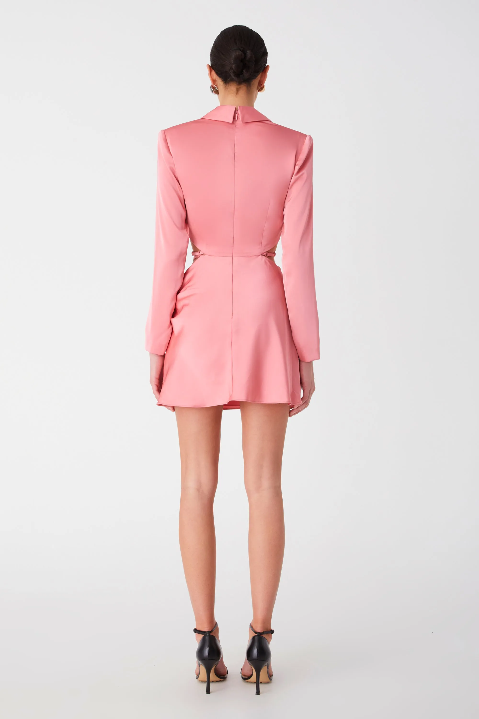 RAFFAELLA SATIN MINI DRESS