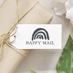 Rainbow Happy Mail Stamp