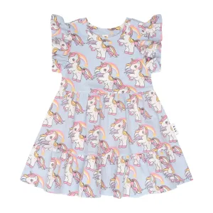 Rainbow Unicorn Tier Dress