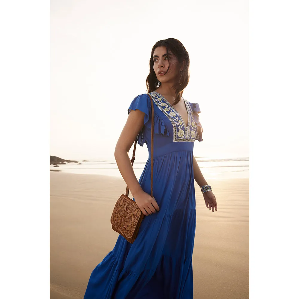 Ranch Trail Leather Cross Body Bag