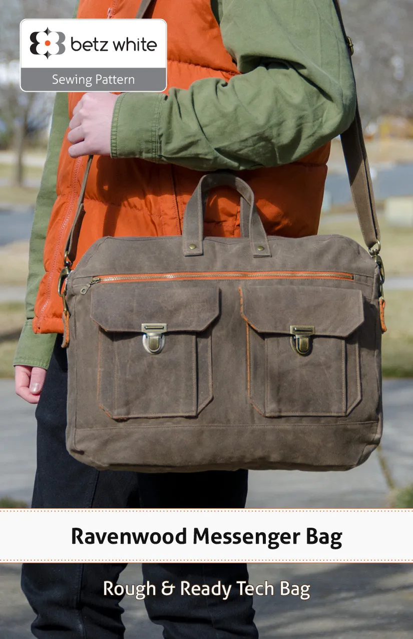 Ravenwood Messenger Bag PDF Sewing Pattern