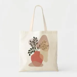 RED VASE CANVAS BAG