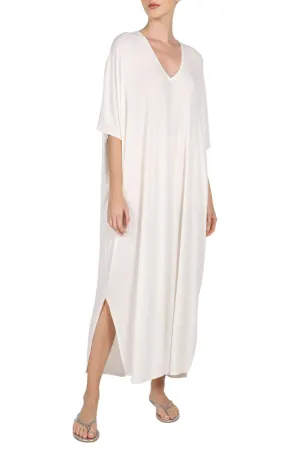 Ribbed Silk Jersey Boubou