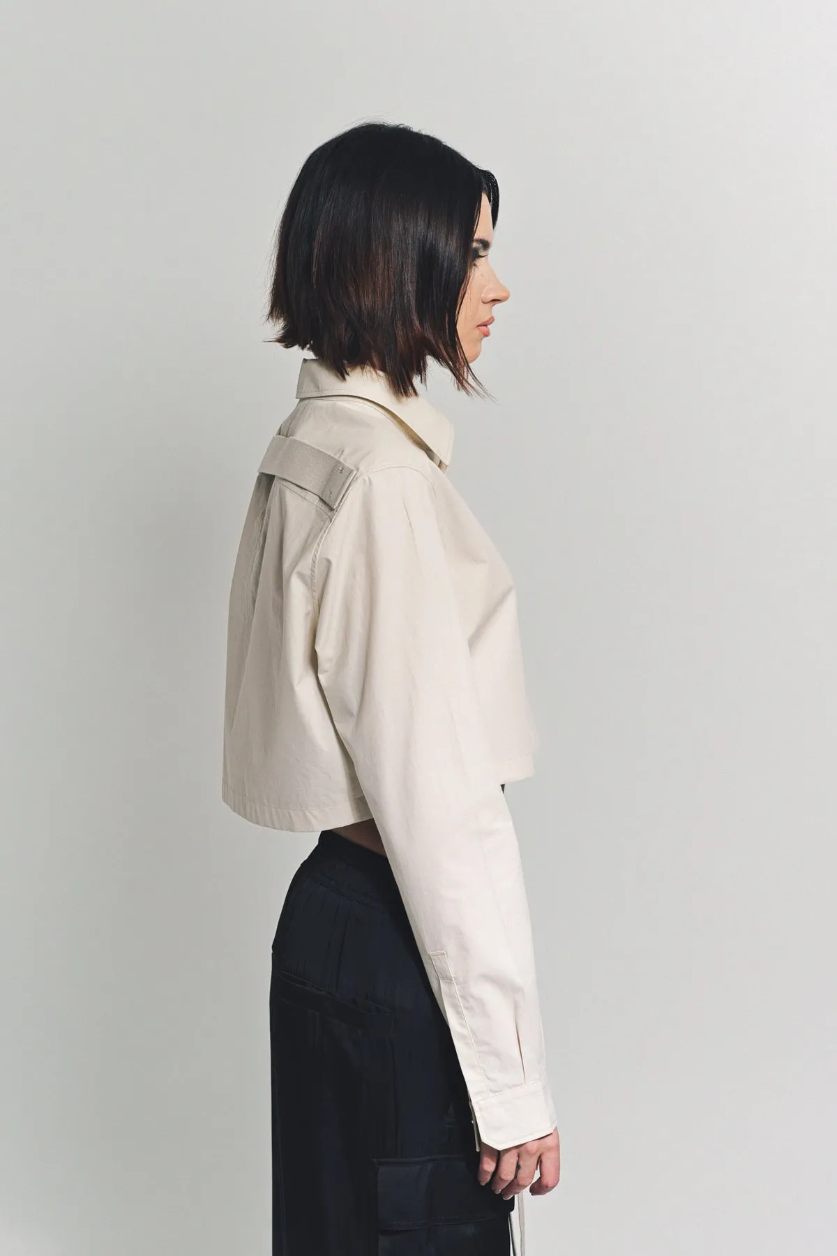 RICK OWENS | CROPPED OUTERSHIRT