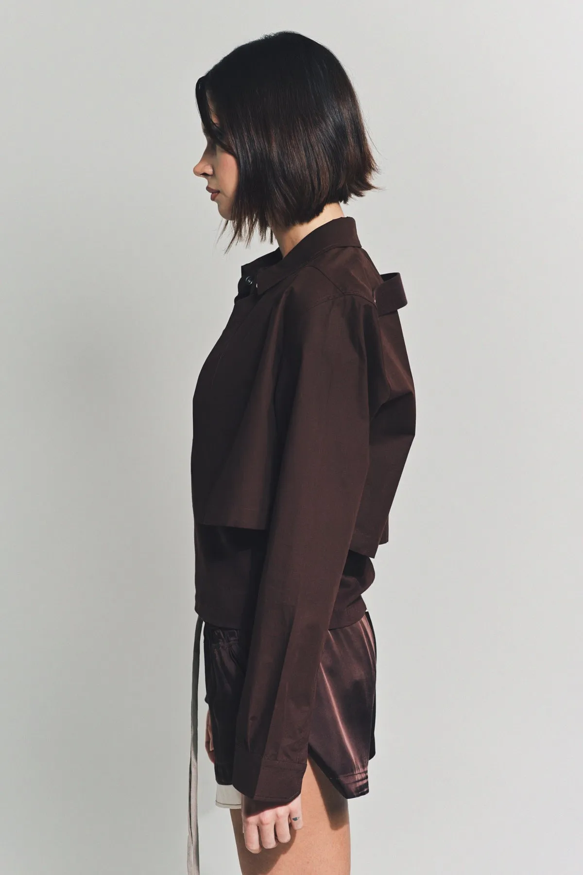 RICK OWENS | CROPPED OUTERSHIRT