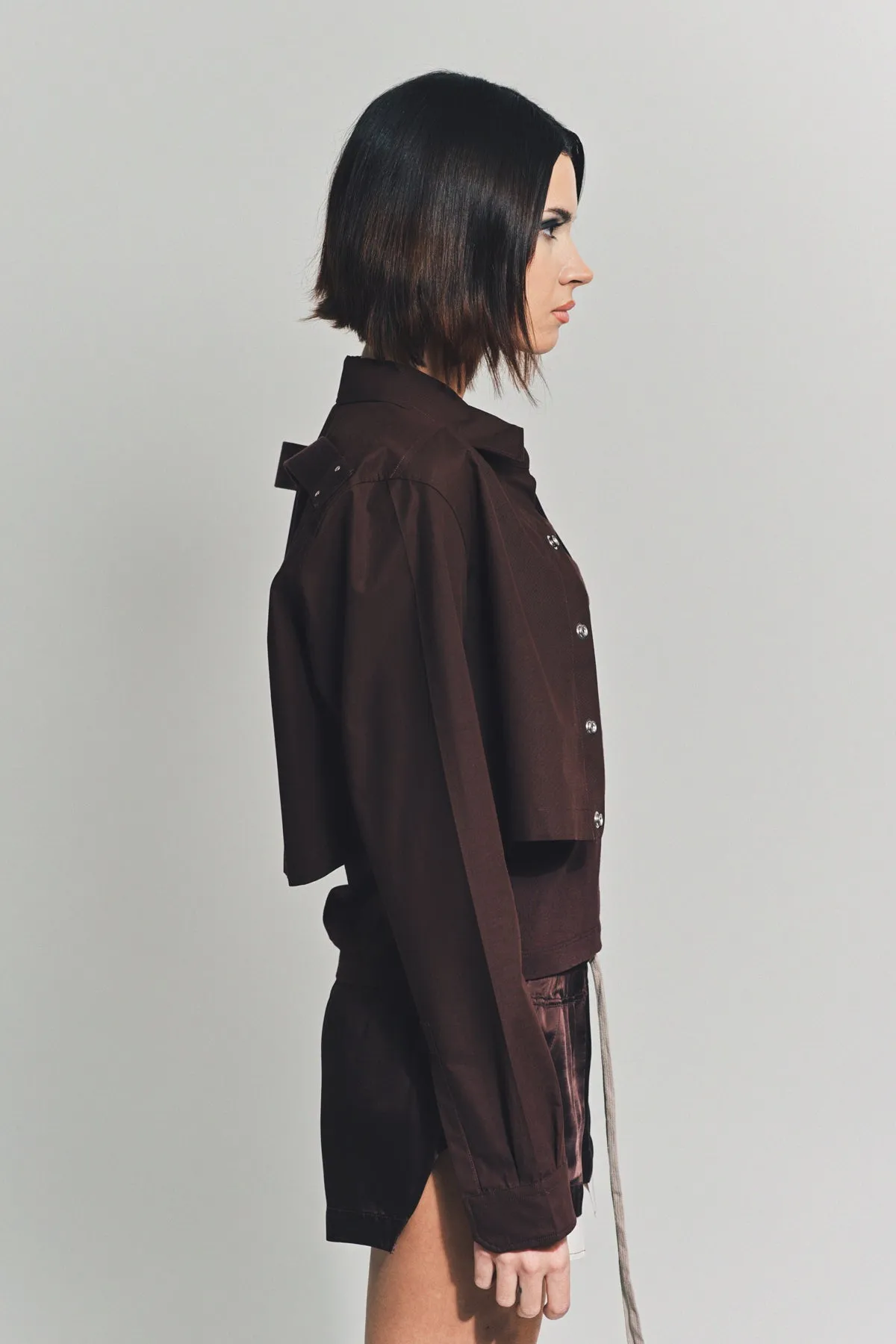 RICK OWENS | CROPPED OUTERSHIRT