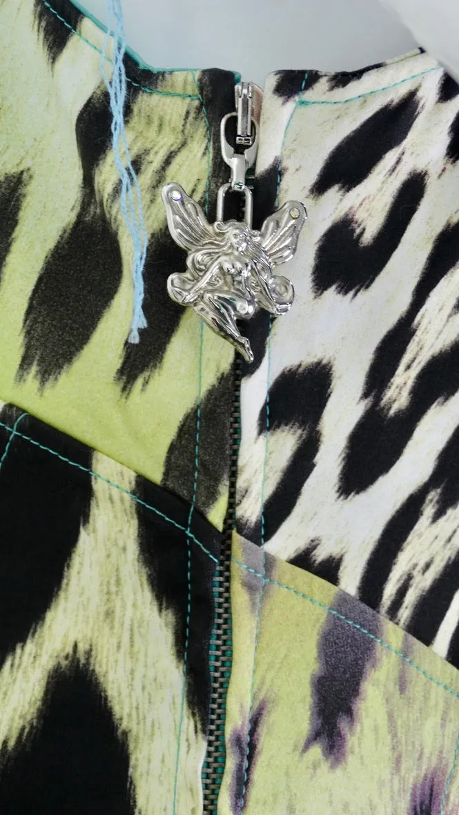 Roberto Cavalli Leopard Corset Circa 1990s