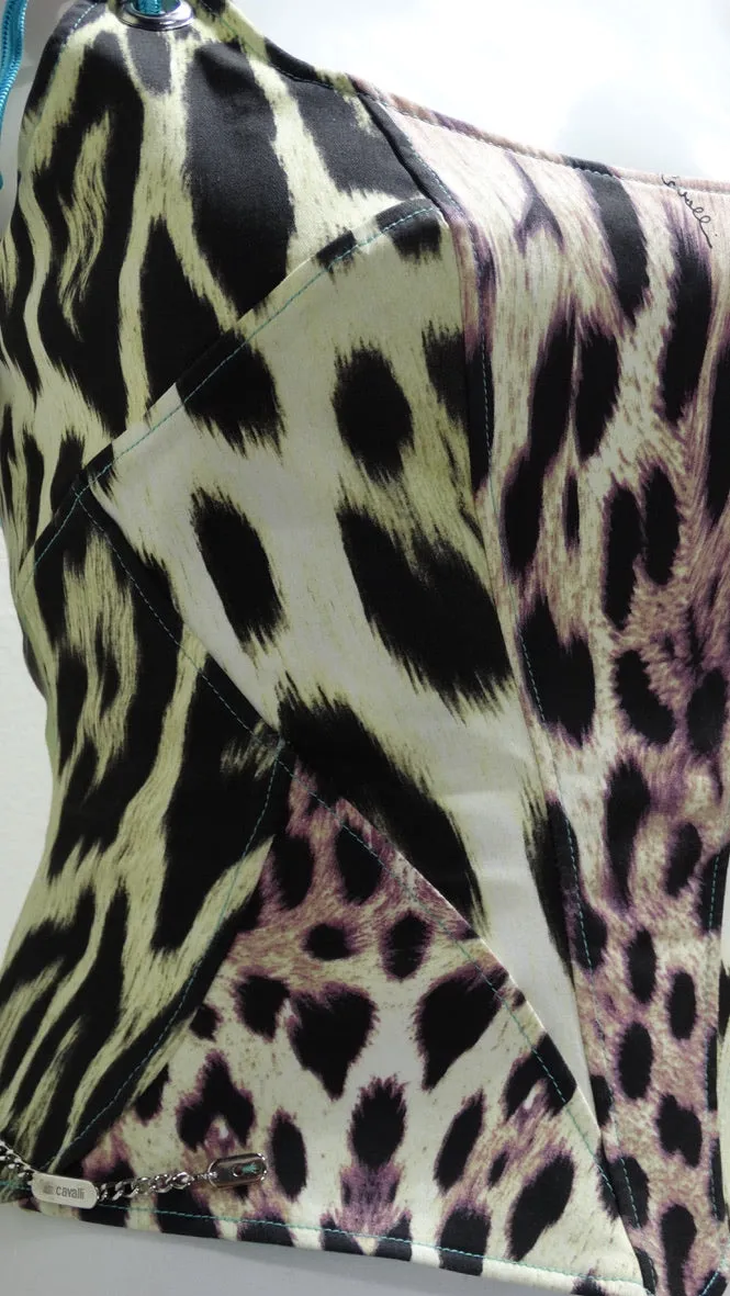 Roberto Cavalli Leopard Corset Circa 1990s