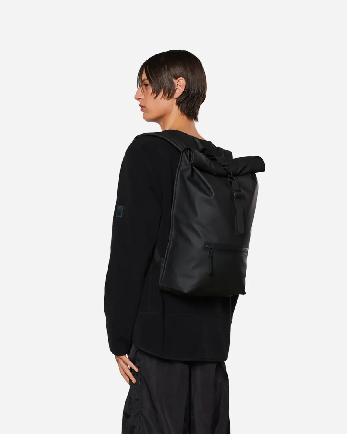 Rolltop Rucksack - Black
