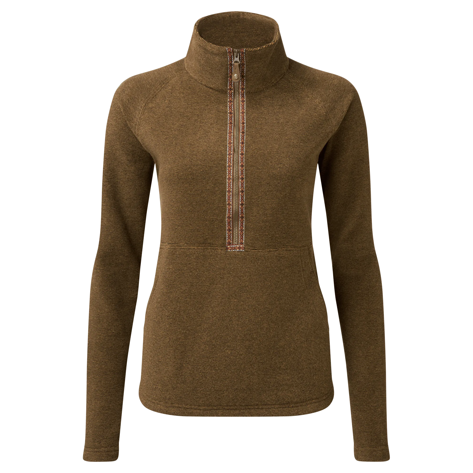 Rolpa Half Zip Pullover - Caramel