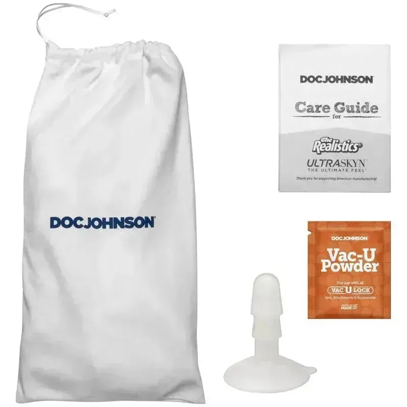 Roman Todd 8in Ultraskyn Cock w Removable Vac-U-Lock Suction Cup Vanilla