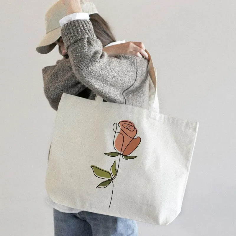 ROSE CANVAS BAG