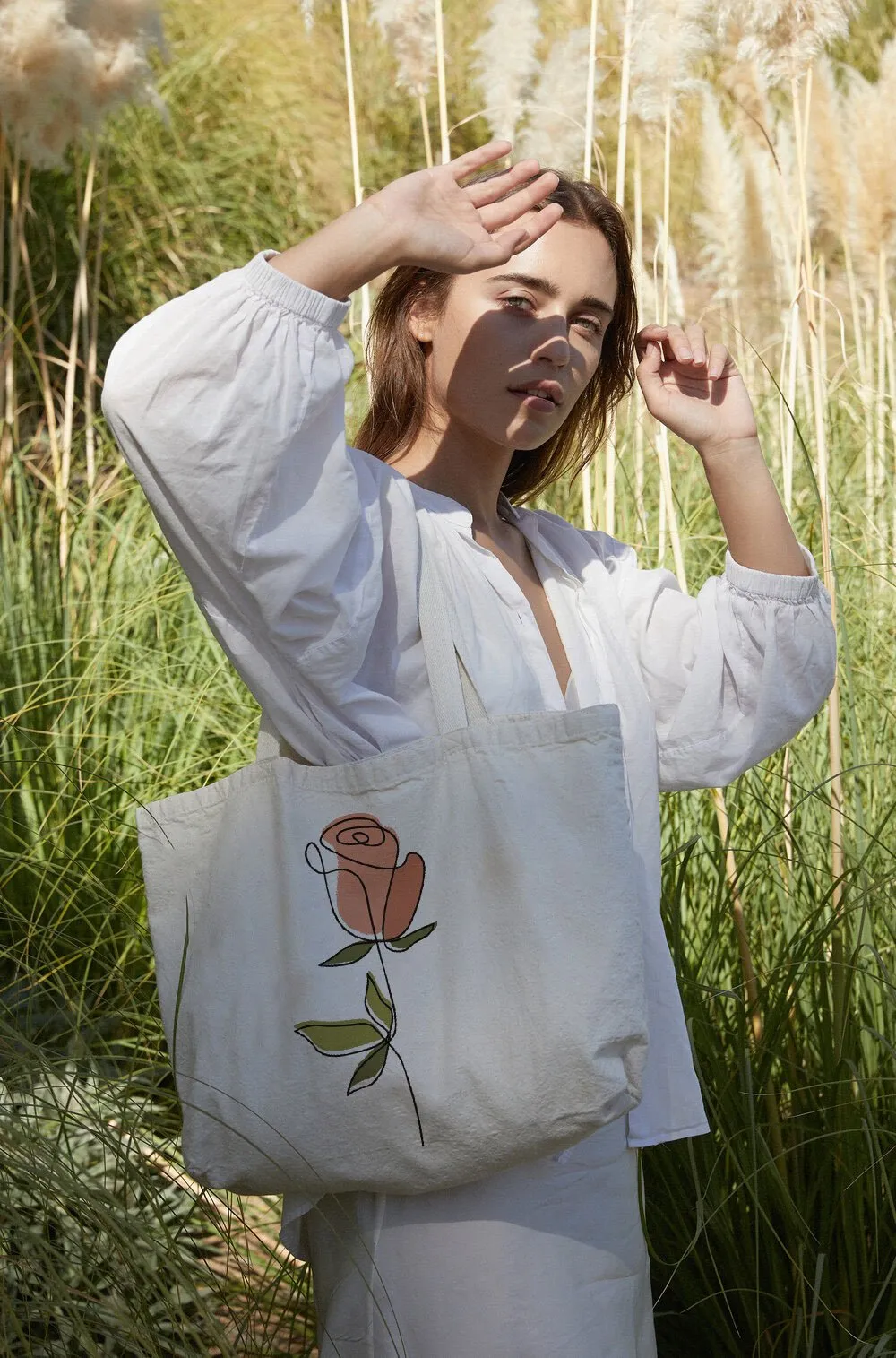 ROSE CANVAS BAG