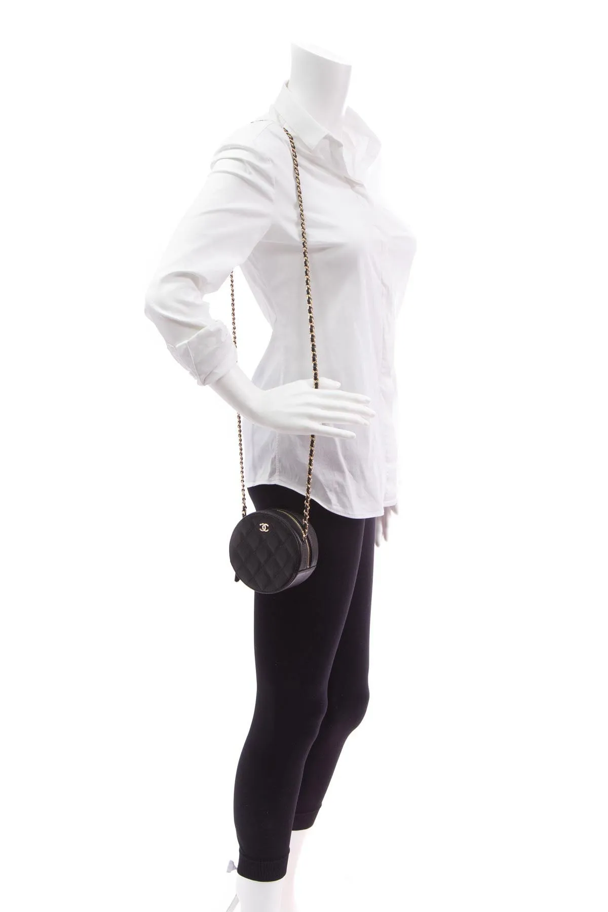 Round Classic Chain Mini Bag