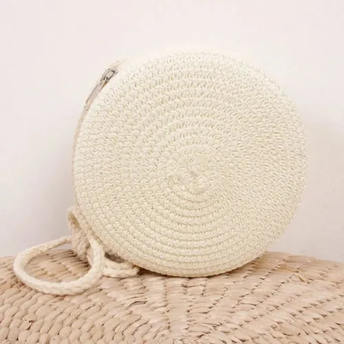 Round Straw Bag
