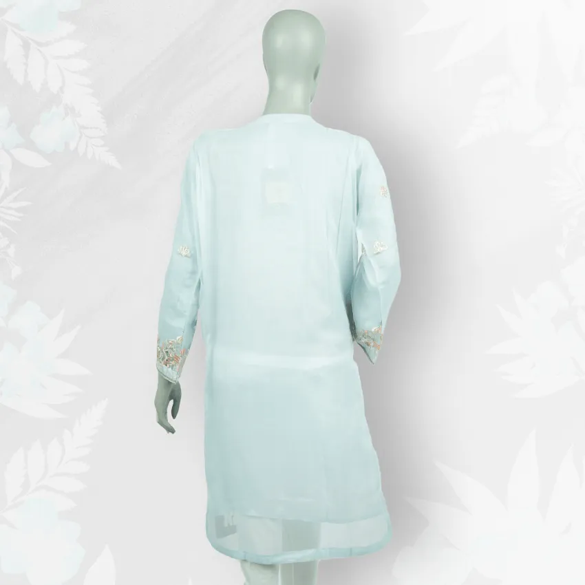 Safwa Ladies Stitched Embroidered 1-Piece Kurti - 10070