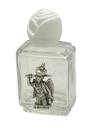 Saint Michael Glass Holy Water Bottle ( Small )