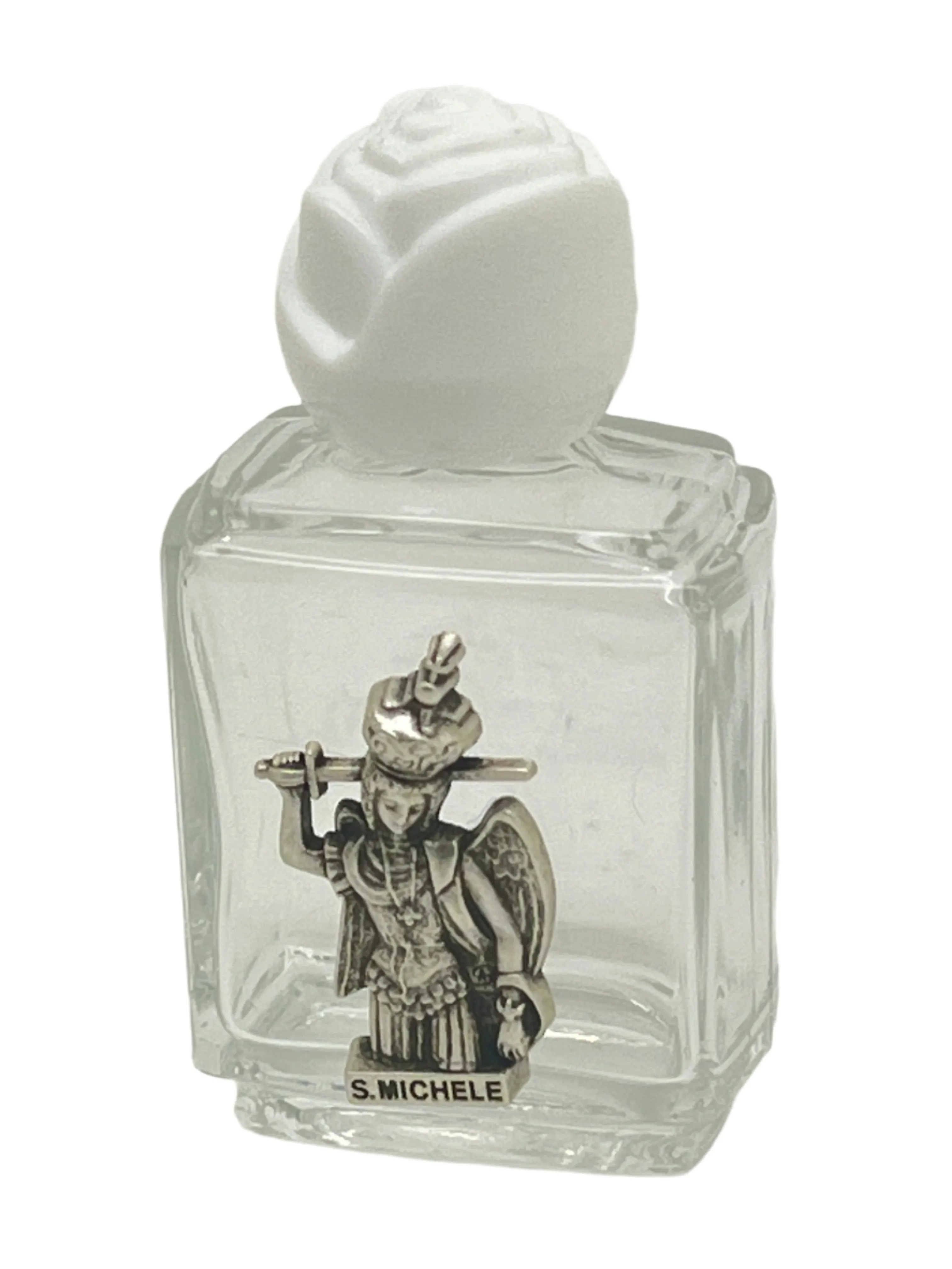 Saint Michael Glass Holy Water Bottle ( Small )