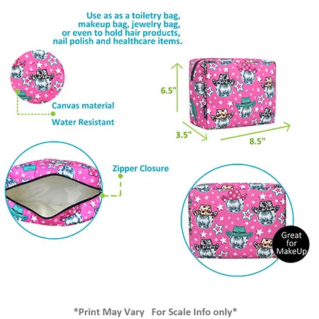 !SALE! Disco Cowgirl NGIL Large Cosmetic Travel Pouch