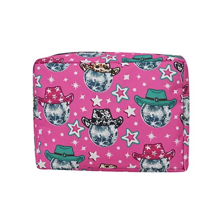 !SALE! Disco Cowgirl NGIL Large Cosmetic Travel Pouch