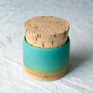 Salt Jar in Turquoise