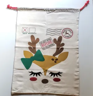 Santa Sack - Cutie Deer HK112