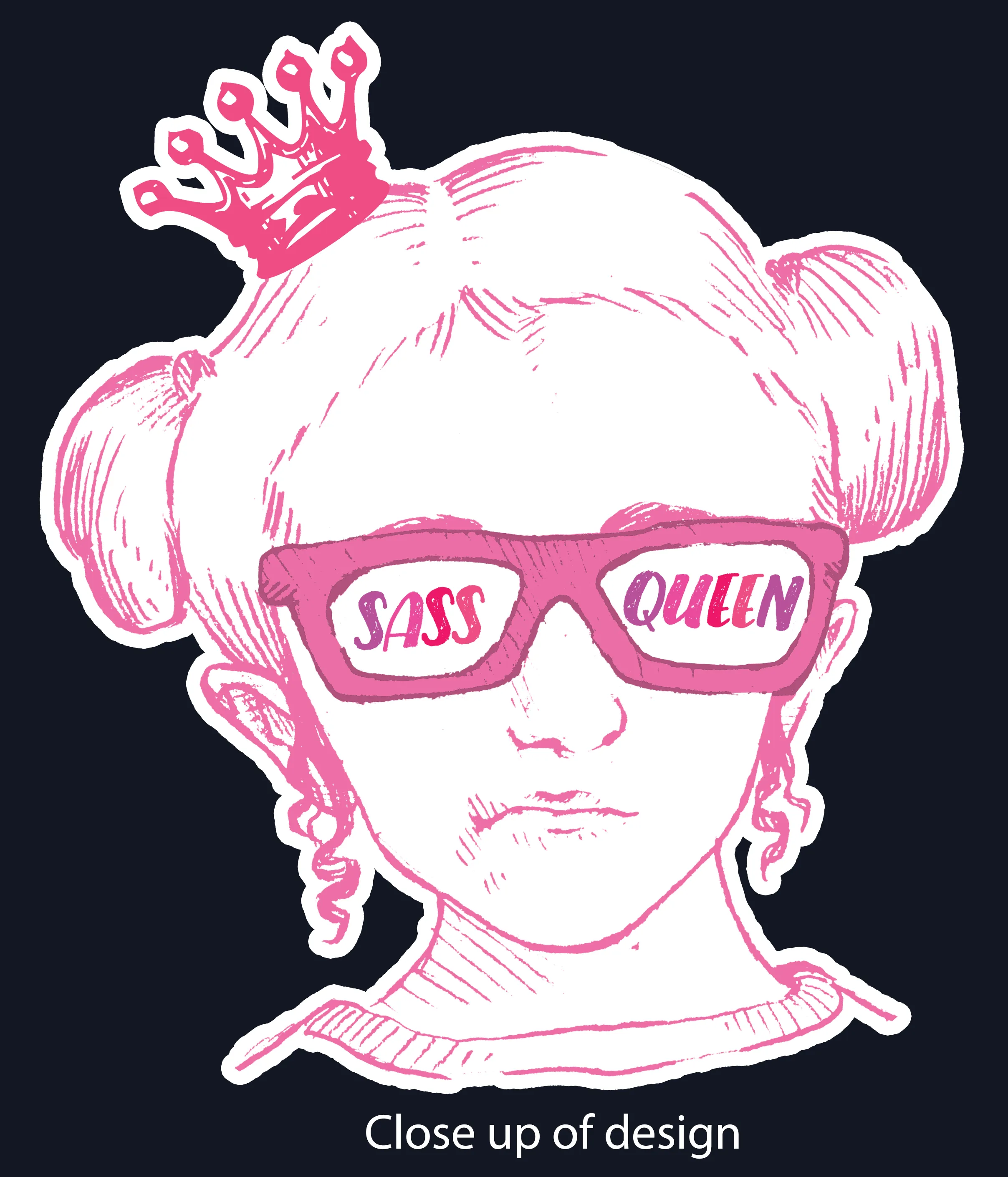 Sass Queen Glasses (Esperanza - Raising Dion) Backpack