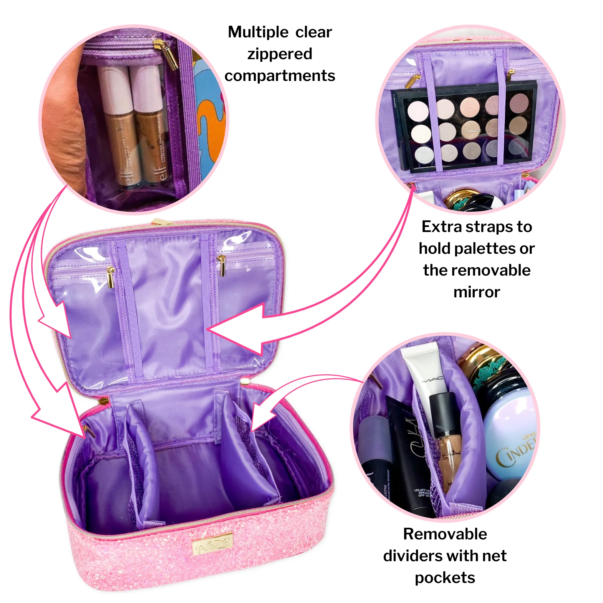 Sassy Duck Travel Makeup Bag