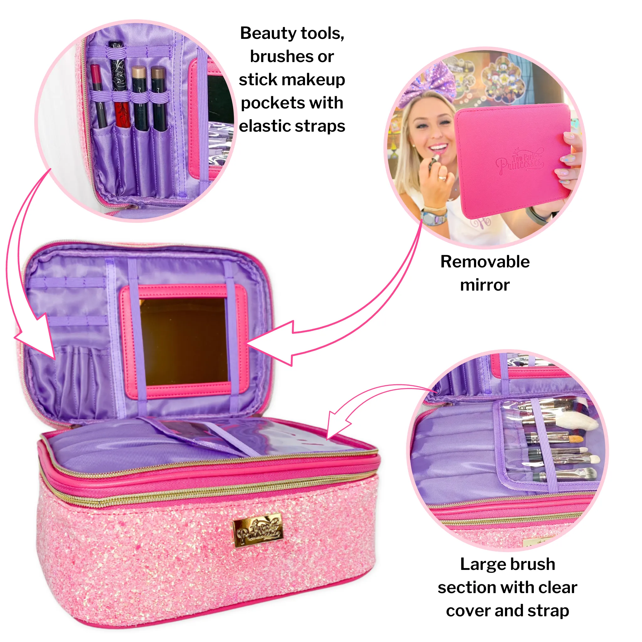 Sassy Duck Travel Makeup Bag