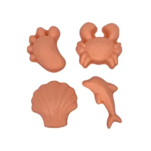 Scrunch Footprint Moulds - Coral