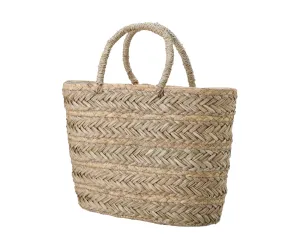 Seagrass Basket Bag with Handles