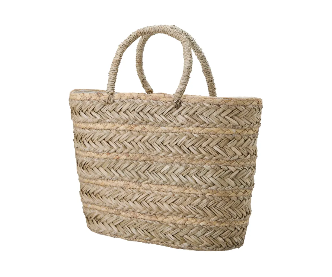 Seagrass Basket Bag with Handles
