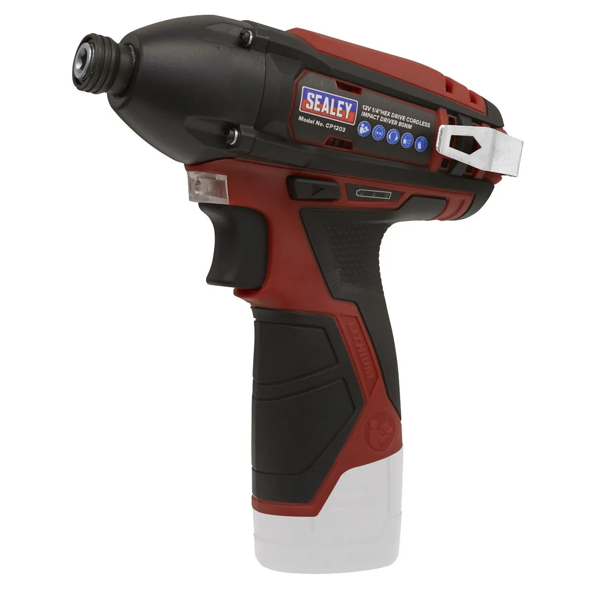 Sealey Impact Driver Kit 1/4" Hex Drive 12V SV12 Series - 2 Batteries