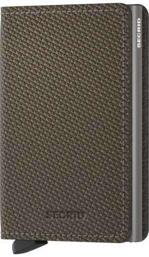 Secrid Slimwallet - Carbon-Khaki