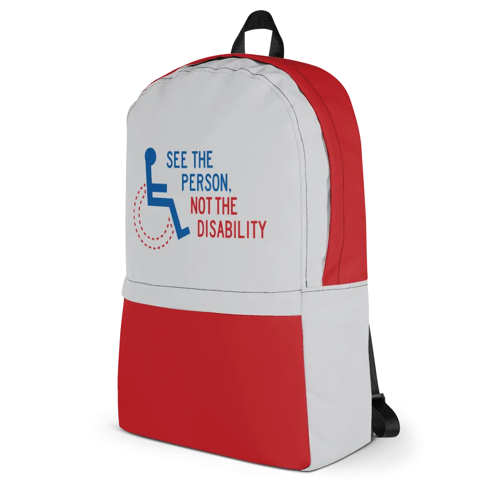 See the Person, Not the Disability (Backpack)