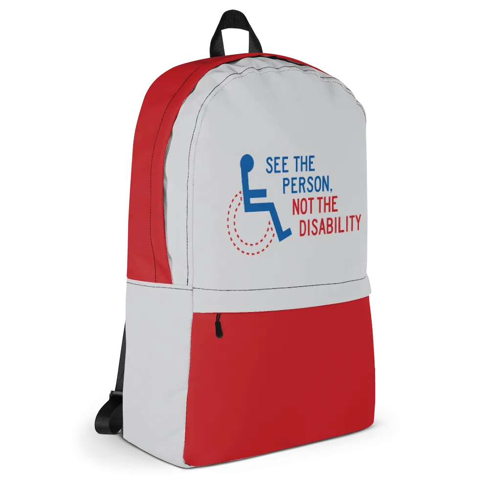See the Person, Not the Disability (Backpack)