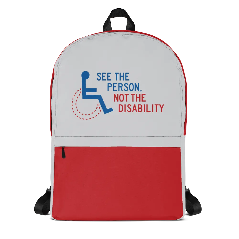 See the Person, Not the Disability (Backpack)