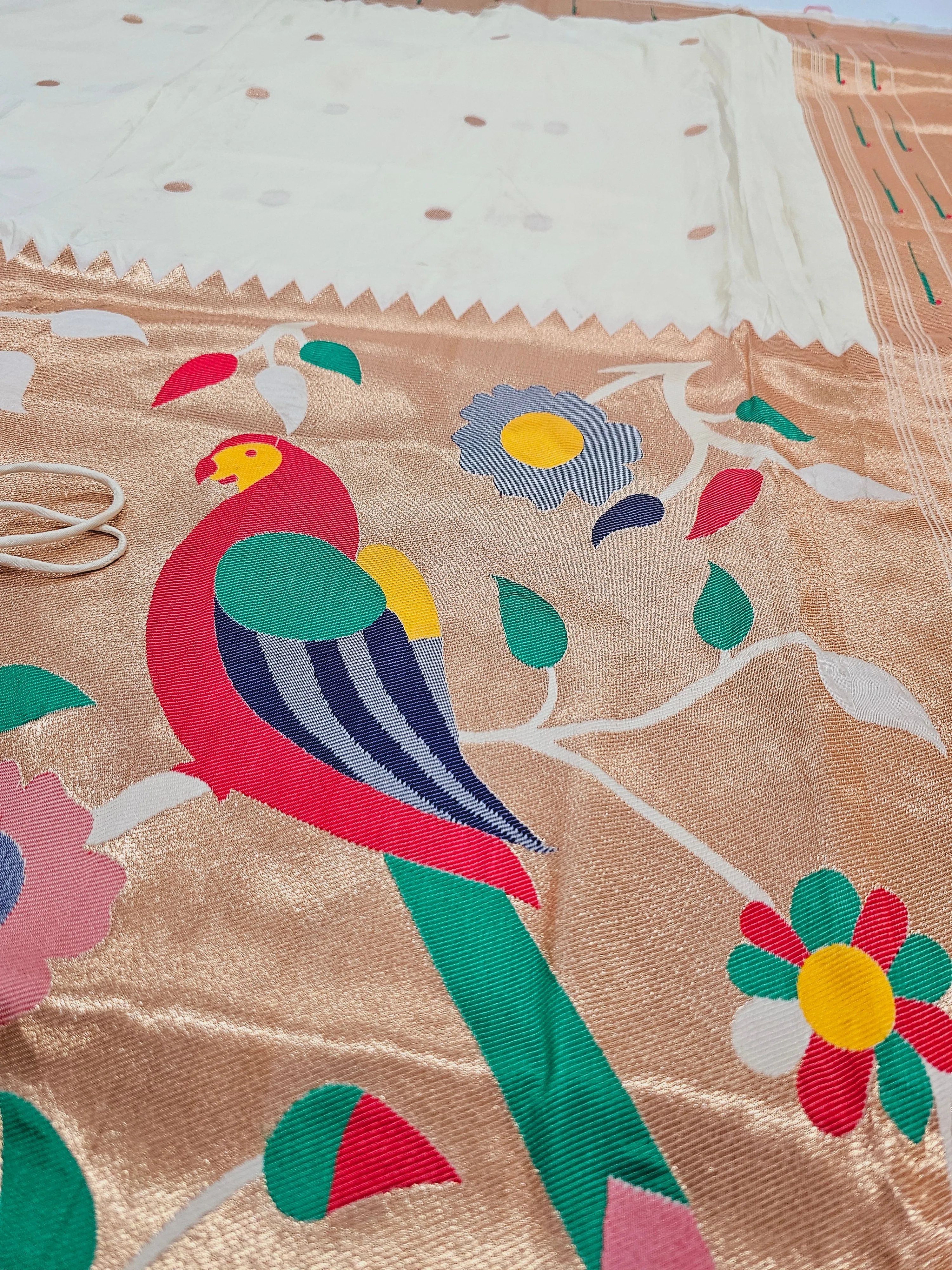 Semi Banaras Paithani saree