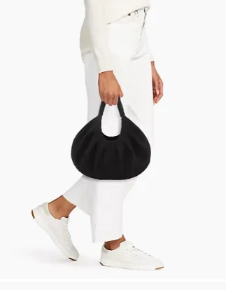 SHEARLING LAMB SHOULDER BAG