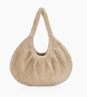 SHEARLING LAMB SHOULDER BAG