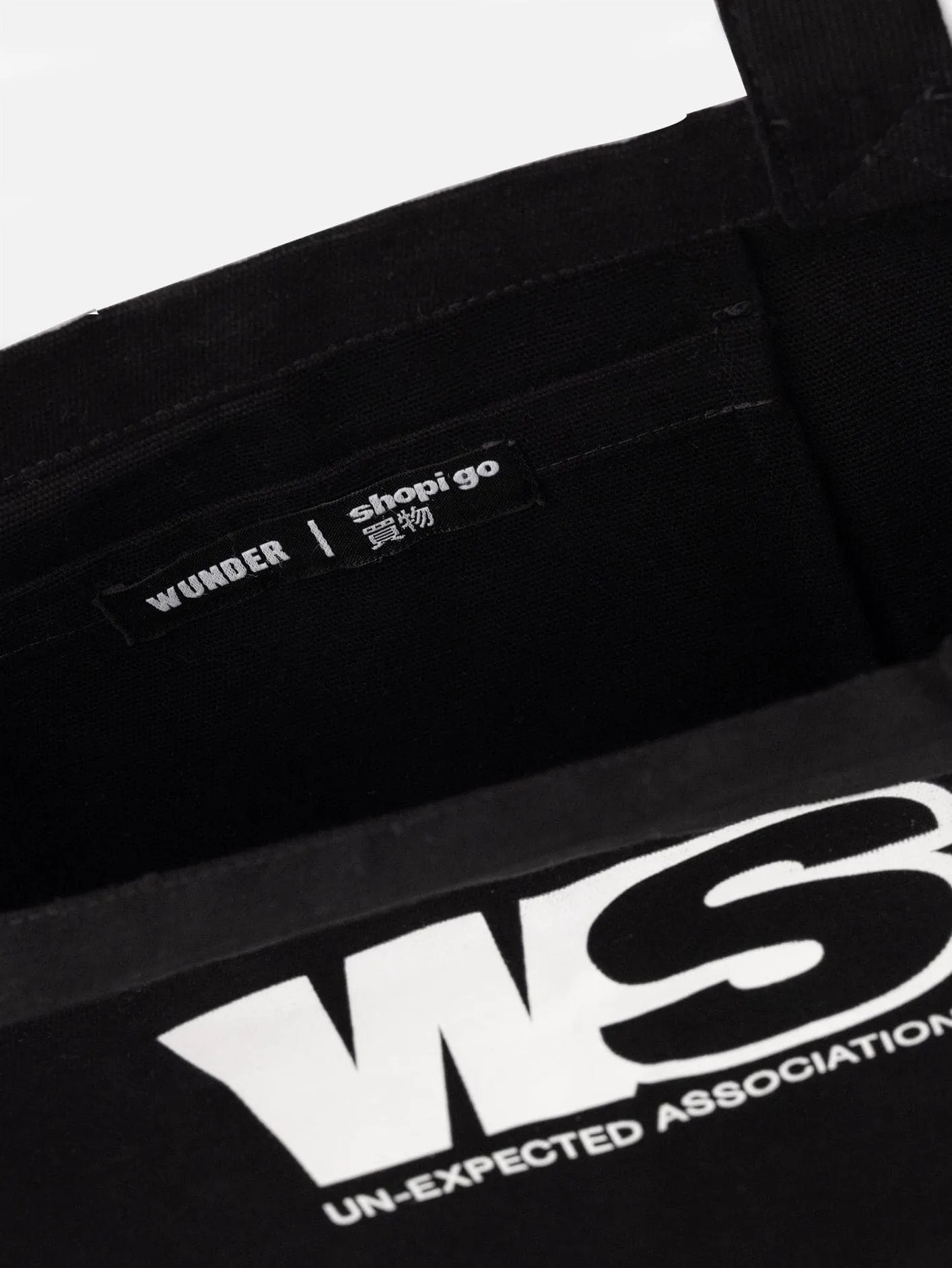 shopi go x Wunder WS Canvas Bag - Black