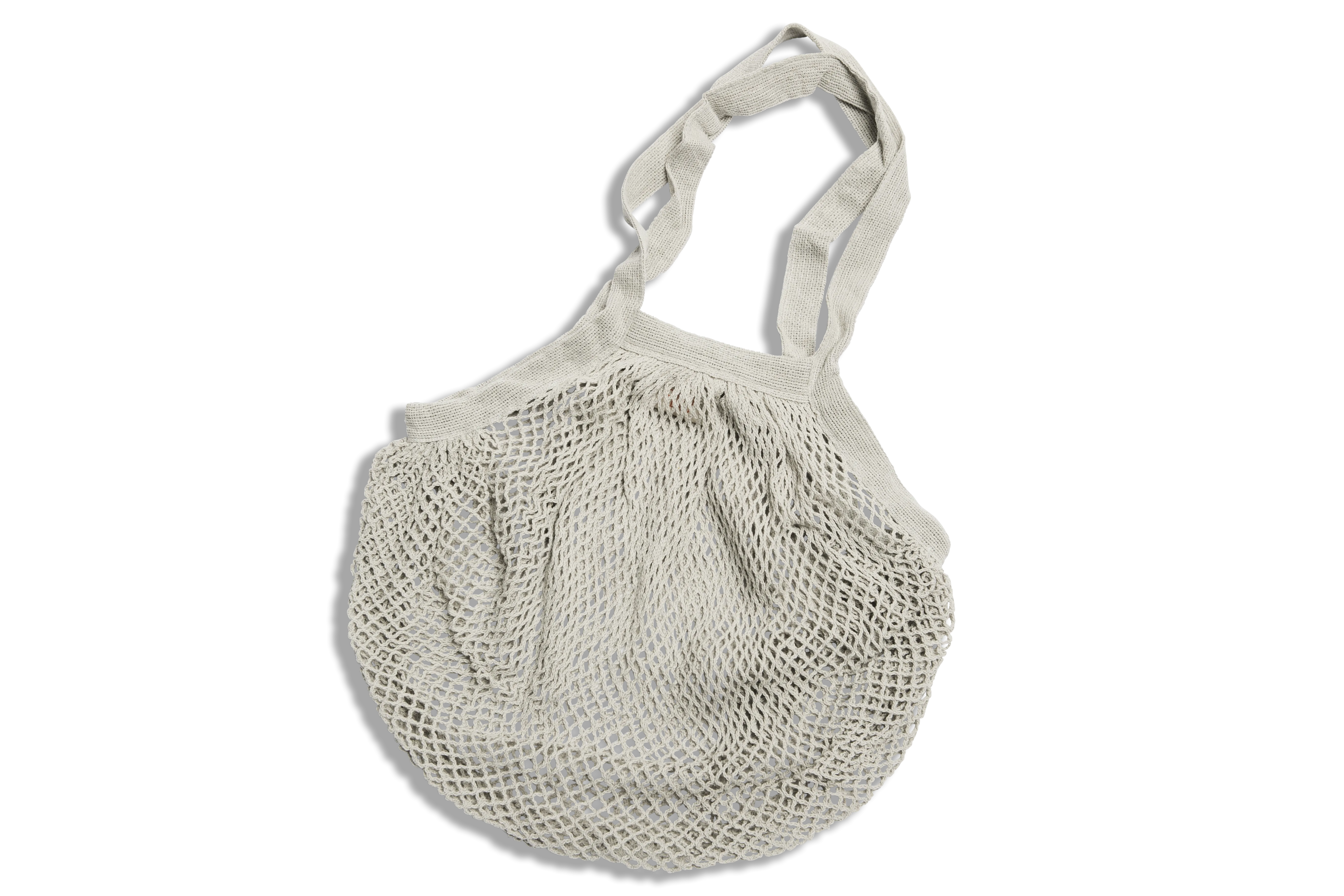 Shopping net of organic cotton - Grey